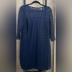 DressBarn Navy Blue Dress